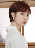 大人可愛いショートボブ