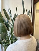 アン(Hair make un)&nbsp;【ダブルカラー】ミルクティーベージュ♪