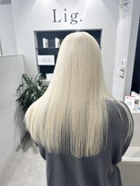 リグ 横浜(Lig.)&nbsp;ホワイトブロンド/ケアブリーチ/ニュアンスカラー/ブリーチ
