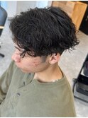 波巻きパーマツイストスパイラルパーマメンズマッシュパーマ