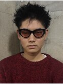 メンズカットスパイキーショートベリショメンズショートパーマ