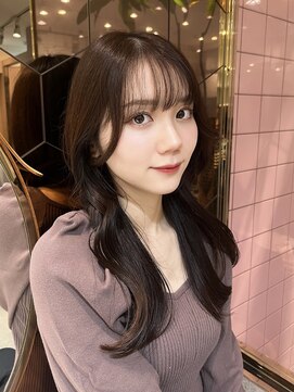ルームバイシー 新宿(Loom. by Sea) 小顔くびれヘア×ココアブラウン【新宿/韓国ヘア】