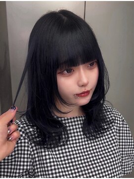 ビューナゴヤ 名駅(VIEW NAGOYA) 前髪カタログ/イメチェンスタイル／ウェーブパーマ/ミディ