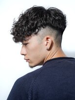 アルファ 新宿(alpha) 【alpha 新宿】前下がりマッシュ×スペインカール