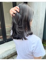 コフィー バイ メルト 吉祥寺(cofy by melt)&nbsp;【松本咲花】ブリーチなし夏カラーオリーブグレージュ暗髪カラー