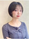 【TLUUSアプリコットオレンジハイライトカラーくびれヘア】
