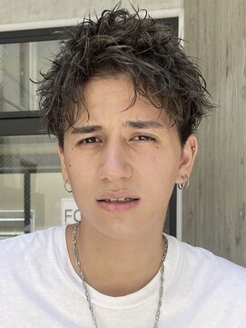 フィフス 仙台(fifth) 仙台短髪スパイキーショートツイストスパイラルパーマ30代40代◆