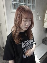 ネアー 新潟(NEER)&nbsp;アプリコットオレンジ/くびれヘア/ウェーブショート［新潟］