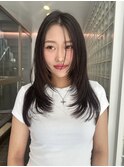 姫カットレイヤー/レイヤーカット/韓国風巻き/顔周り/表参道