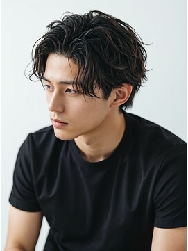 ユーフォリア 銀座本店(Euphoria) センターパート　アップバング　カジュアル　ビジネス