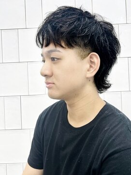 メリケンビューティーパーラー コウベ(MERICAN BEAUTY PARLOR KOBE) メンズカットツーブロックマレットフェードショート