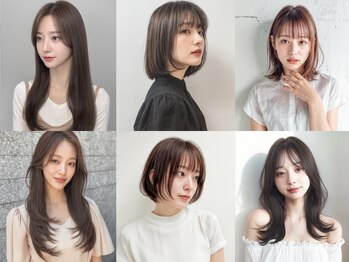 シェノン 西梅田(CHAINON)の写真/【西梅田】顔型・骨格・髪質etc…を見極め,似合わせ理論に基づいてカット！スタイリングも簡単◎