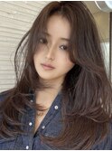 クラゲヘアー/小顔に見せるヘア/ココアベージュ/銀座駅