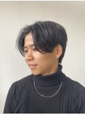 20代30代40代◎刈り上げセンターパートフェザーパーマ
