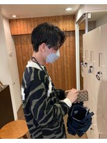 アソビ 元町店 前下がりナチュラルパーマ