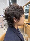 ニュアンスパーマ/ショートウルフ[中崎町/梅田駅］