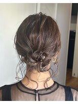 アパートメントヘアー&nbsp;ヘアセット/ヘアアレンジ/結婚式/ふんわり/リボンアレンジ/佐賀