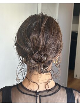 アパートメントヘアー ヘアセット/ヘアアレンジ/結婚式/ふんわり/リボンアレンジ/佐賀