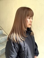キャパジャストヘアー(CAPA just hair)&nbsp;ブリーチあり透明感ベージュ×顔周りレイヤー