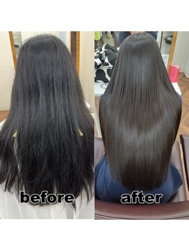 モンド ヘアクリエーション 下荒田店(monde hair creation) 【monde】before × after × 髪質改善