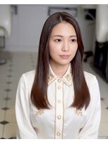 ハーツオオサカ(HE:ARTS OSAKA) まとまる毛先パーマで大人美人な韓国ロング