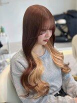 ラヴィ(Lavie) ハイライトカラーミルクティーベージュレイヤーカット