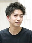 ツーブロック/アップバング/刈り上げ/ツイスパ/カジュアル