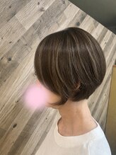 メルサ(Merusa) マット系ハイライトのグラデーションボブ