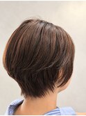 大人気！大人クビレショートボブ×秋カラーx30代x40代