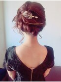 【下北沢＊I'll b hair＊】バックカチューシャ☆小顔アレンジ