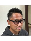 おしゃれ七三分け王道スタイル