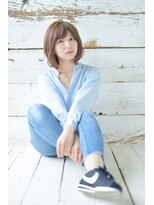 ヘアーアンドメイク アズール 深谷店(Hair&Make Azur)&nbsp;大人可愛いふんわりボブ　【Azur深谷】