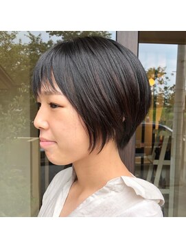 サロンエヌズ(salon Nz) 前下がり丸みショート☆