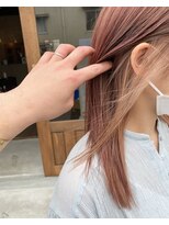 トイトイトイ(toi toi toy)&nbsp;インナーカラーをロイヤルピンク×ピンクベージュ