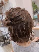 ゴコチ(5cochi)&nbsp;【天女目】ボブハーフアップアレンジ