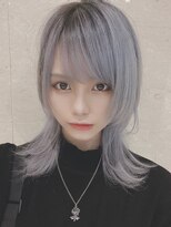 リアイス(Re:ICE) ブルーシルバーミディアムウルフ