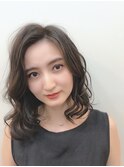 ナチュラルお手入れ簡単パーマ