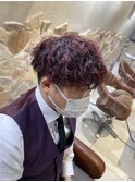 誰とも被らない。個性派、波巻きパーマ