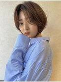 10代20代30代ショートボブ髪質改善丸みショート似合わせカット