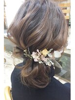 ヌード カラー 姥子山店(NUDE COLOR)&nbsp;『NUDE COLOR』ゆるふわローポニー