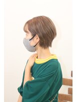 モナミ美容室 スモーキーモーブショート