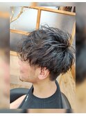 くせ毛マッシュ