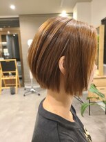 ヘアーストーリーフォーウォーク(hair story for Woke)&nbsp;2セクションボブ(縮毛矯正)　【西明石】