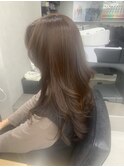 髪質改善カラー　カッパーブラウン　美由紀#八王子