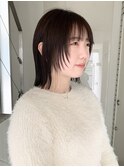 切りっぱなしボブ　外ハネボブ　フェイスレイヤー　表参道ボブ