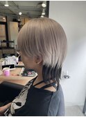 #セミディ#シアーカラー#ショートヘア#姫カット#ダークアッシュ