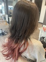 シャイン(SHINE)&nbsp;ピンクベージュすそカラー