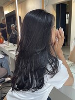 ブレンド 渋谷(BLend)&nbsp;マチルダボブ前髪ハイライトグレージュ