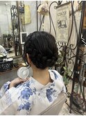 【Bormee】和装/七五三ヘアセット/訪問着ヘア/編み込みアレンジ