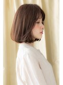 ミルクティーカラーAラインボブヘルシースタイルY志木30代40代